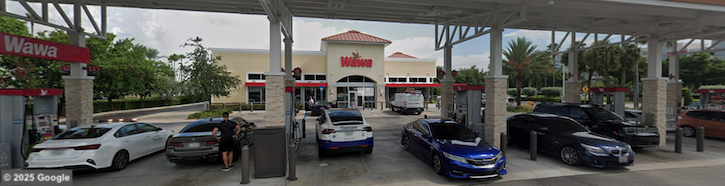 WAWA service station at 3300 NW 87th Avenue, Doral FL