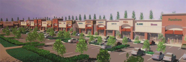 Shopping Center in Dixon, California