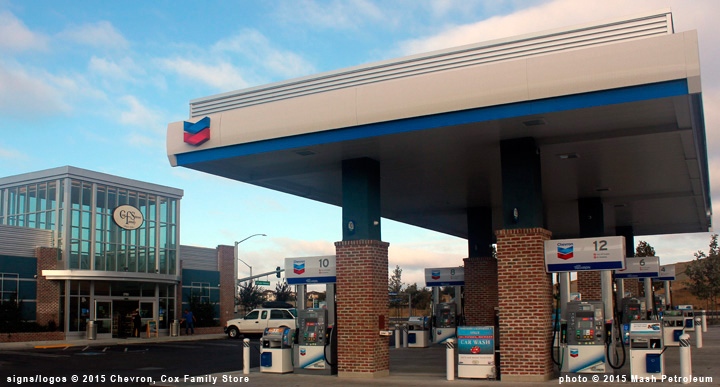 Chevron service station at 2760 Fallon Rd, Dublin, CA