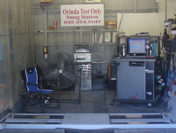 Smog check station at 22 Bryant Way, Orinda CA